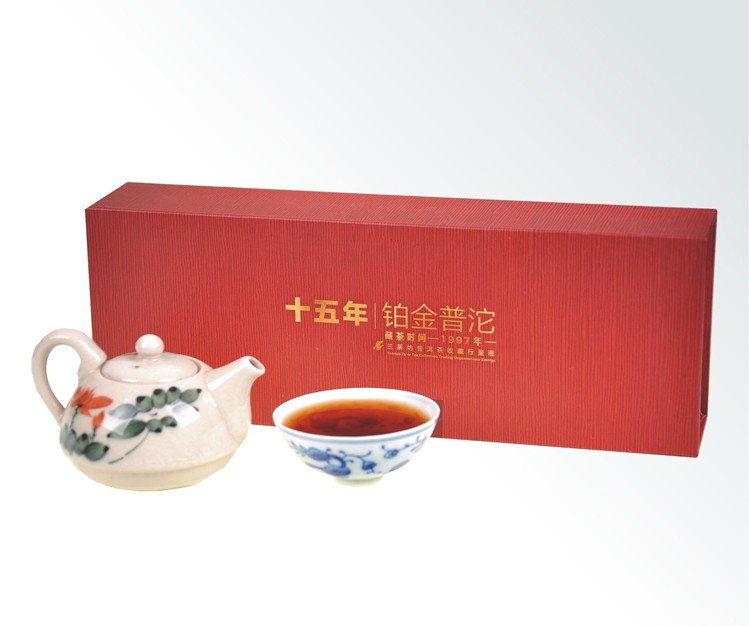 蘭茶坊金泊禮盒300克熟茶2012年蘭茶云品